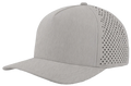 Zapped Blackhawk 5-Panel Laser Perf Hat –  Heather Grey - Customized with Your Logo