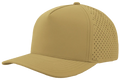 Zapped Blackhawk 5-Panel Laser Perf Hat –  Khaki - Customized with Your Logo