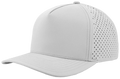 Zapped Blackhawk 5-Panel Laser Perf Hat –  Off White - Customized with Your Logo