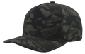 Zapped Blackhawk 5-Panel Laser Perf Hat – Olive Camo - Customized with Your Logo