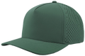 Zapped Blackhawk 5-Panel Laser Perf Hat –  Steel Green - Customized with Your Logo