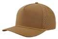 Zapped Blackhawk 5-Panel Rope Laser Perf Hat – Caramel/Caramel Chainlink Rope - Customized with Your Logo