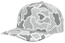 Zapped Blackhawk 5-Panel Rope Laser Perf Hat – Snow Camo w Rope - Customized with Your Logo